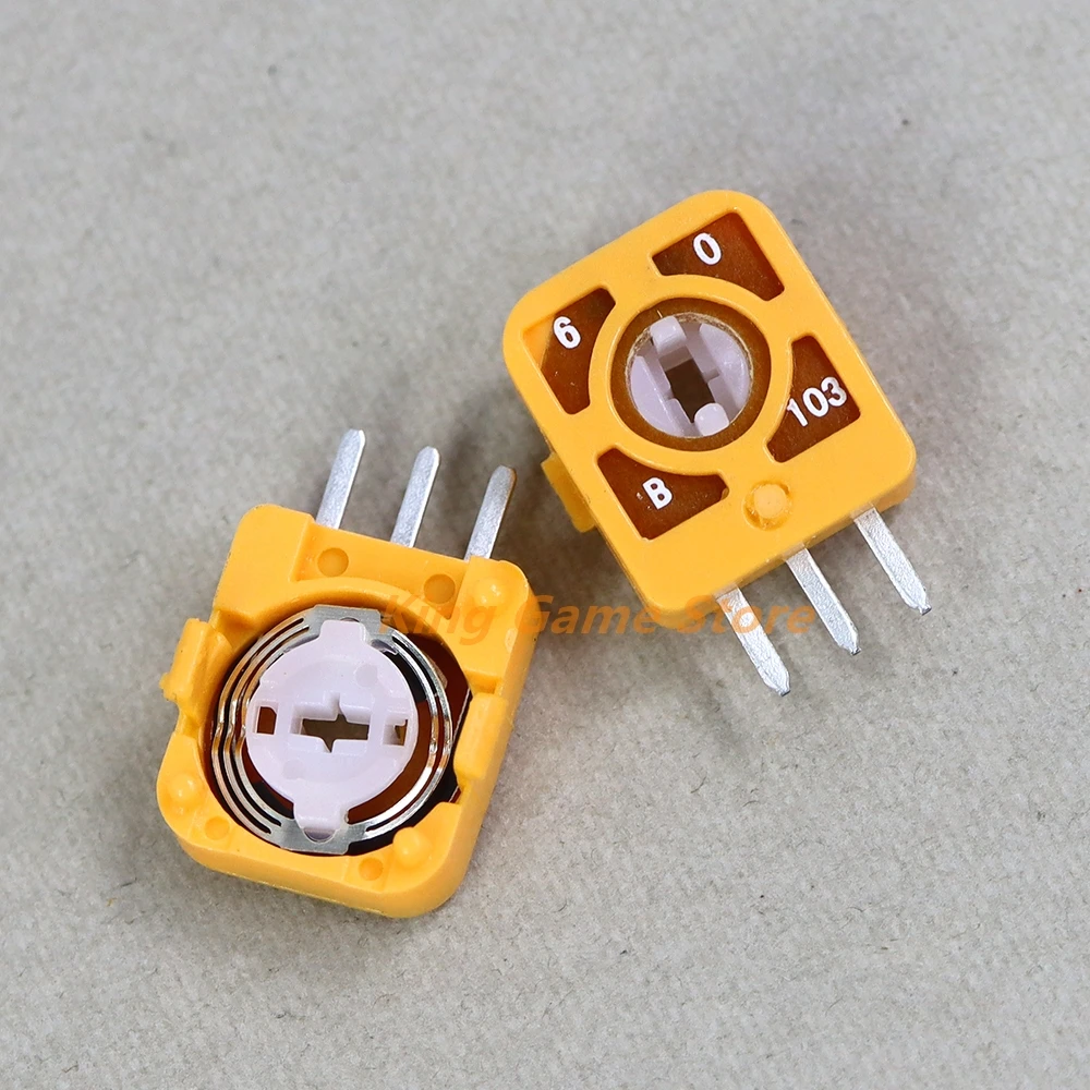 Botón Microinterruptor analógico 3D naranja para controlador XBOX360, potenciómetro, resistencias de eje, 2 uds.