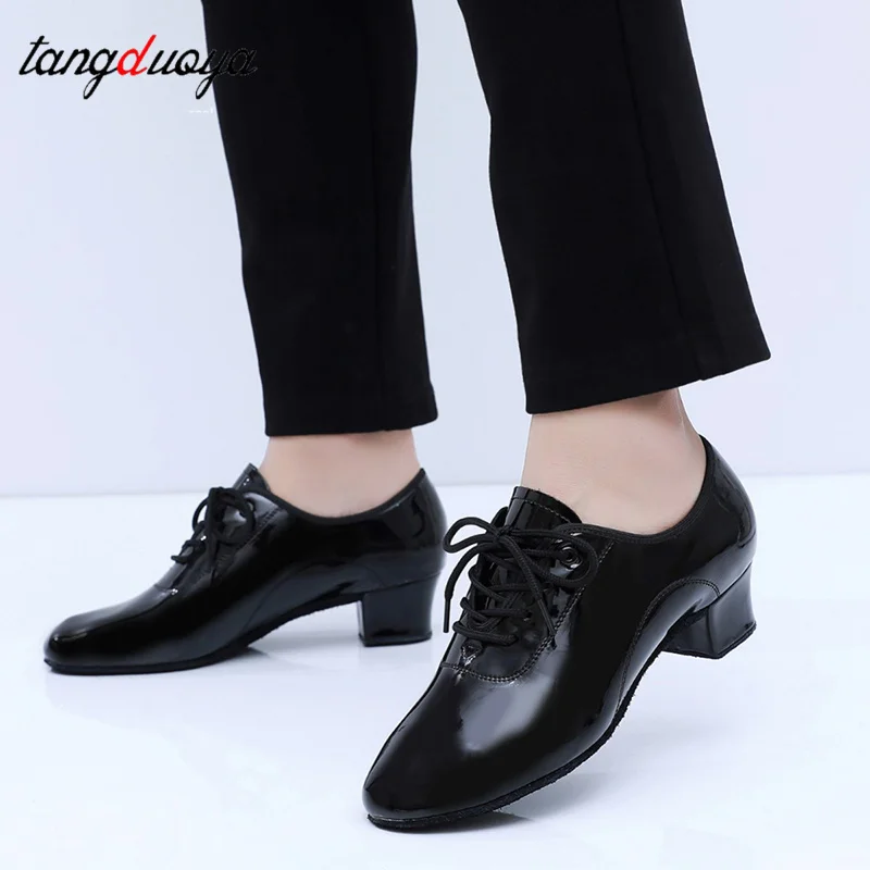 

Hot Selling Men's Soft Leather Ballroom Dance Shoes Children's Latin Dance Shoes Boys Adult Teacher Shoes Jazz Dance Shoes