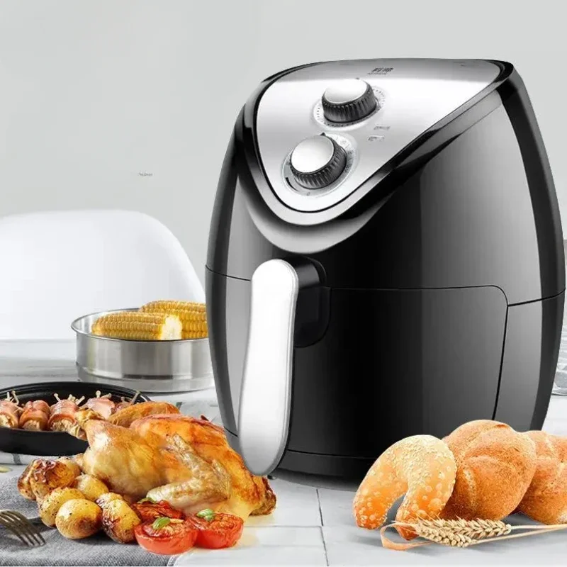 DK105: LargeCapacity Smart Air Fryer, OilFree Frying Machine, MultiFunction Digital Cooker for Family, Automatic Kitchen