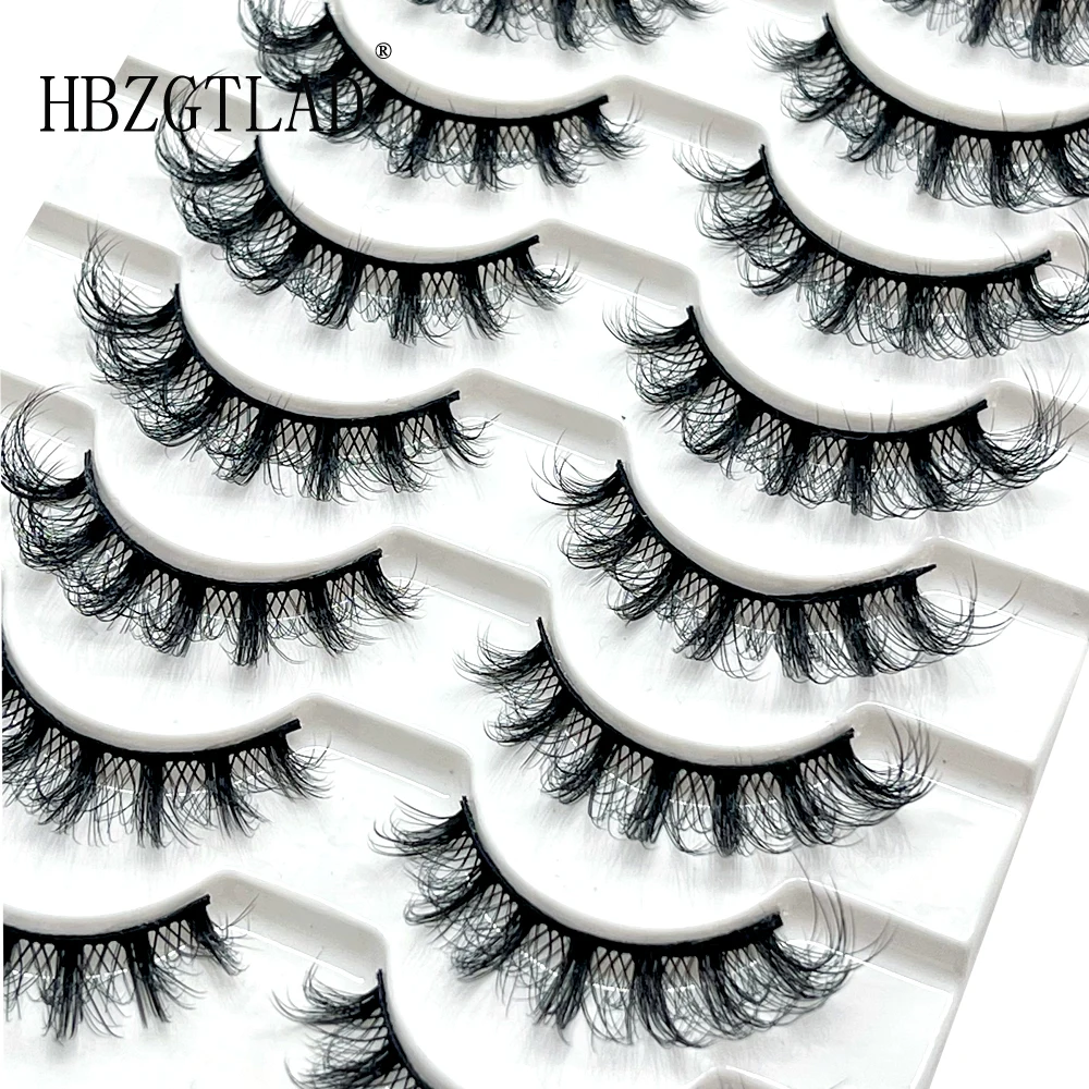 2022 New 10 Pairs Natural False Eyelashes Fake Lashes Long Makeup 3d Mink Lashes Extension Eyelash Mink Eyelashes for Beauty