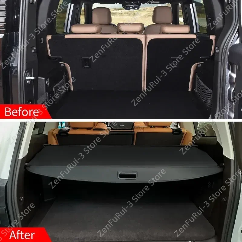 for Chery Jetour T2 2023+ Rear Trunk Cargo Security Cover Auto Tail Box Interior Accessories