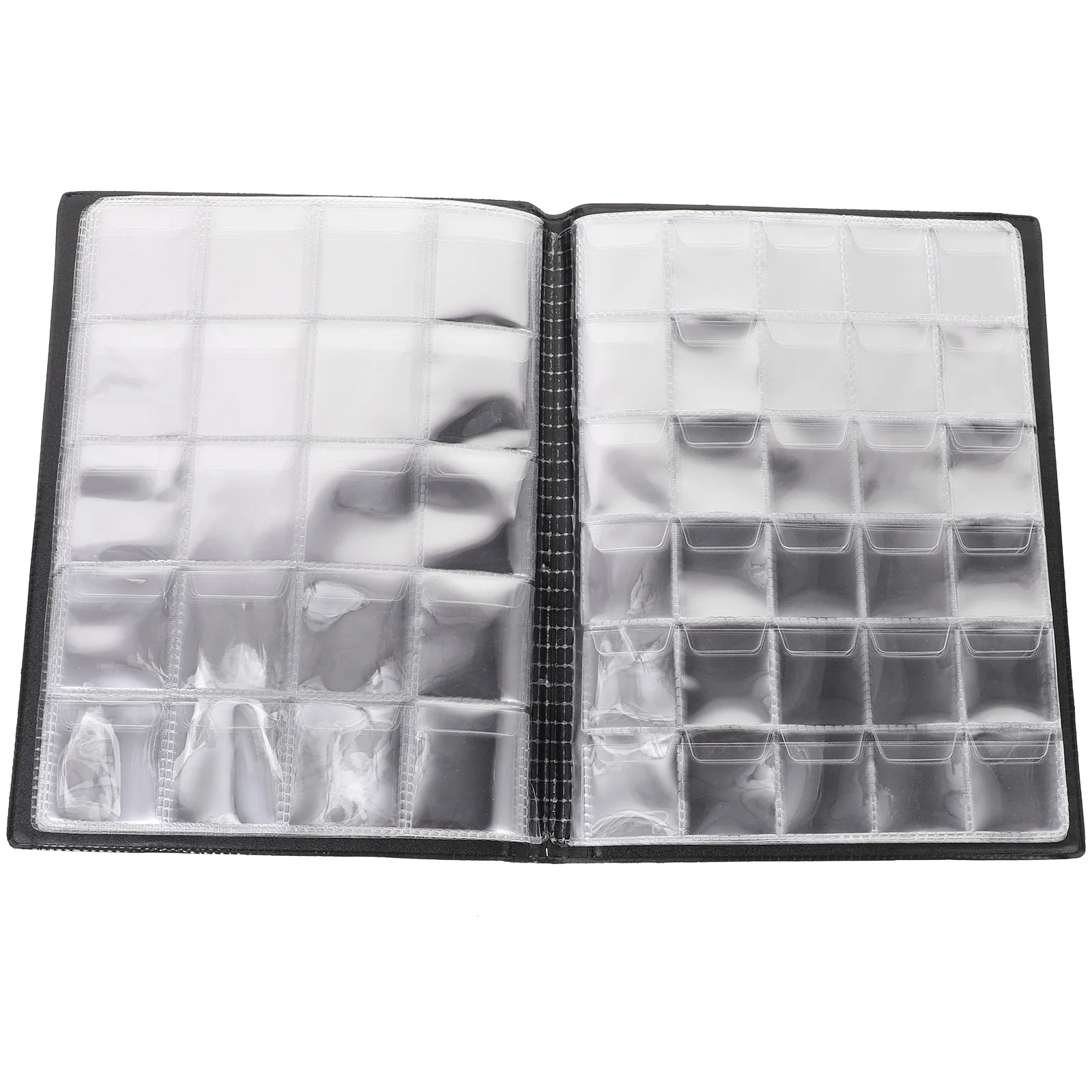 

Coin Collection Book Album 10 Pages Large Small Grid PU PVC Storage Collector Coin Albums souvenir book Commemorative