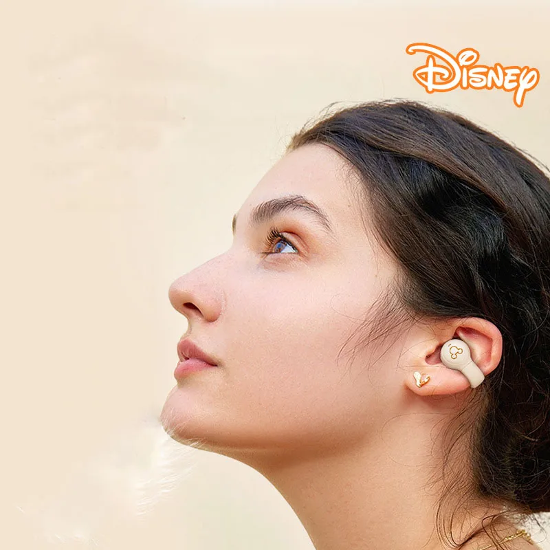 Disney Dn12 Ear Clip Type Bluetooth Earphones Lots-O'-Huggin' Bear Mickey Mouse Stereo High Definition Music Converse Earphone