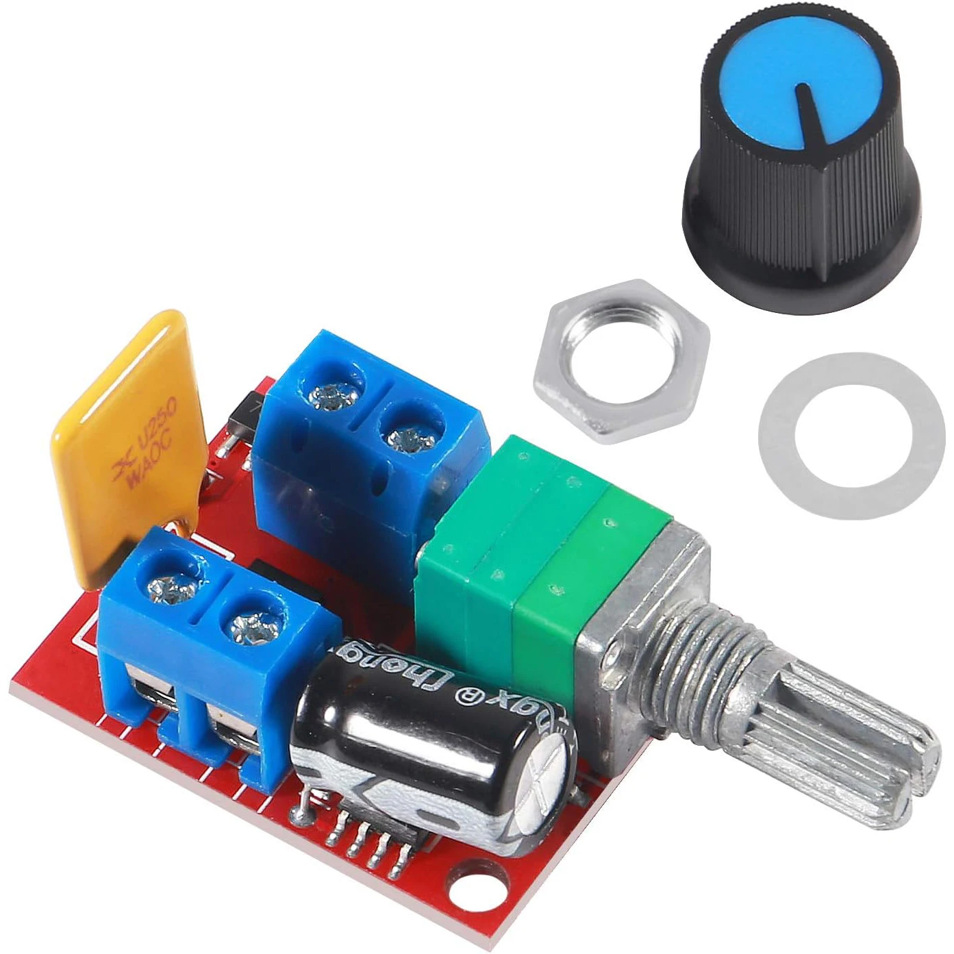 Mini contrôleur de vitesse de moteur PWM, variateur LED, technologie de commutation, ultra petit, 5A, DC 3V, 6V, 12V, 24V, 35V, 4 pièces