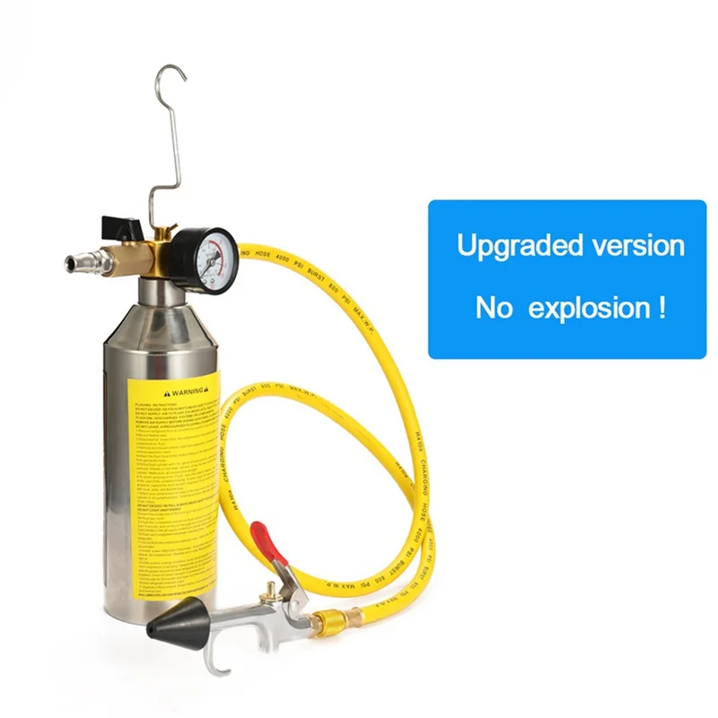 

2X Air Conditioning Flushing Kit,Car Air Conditioning Pipe Cleaning Tool Set, R134A Air Conditioning System Flushing Kit