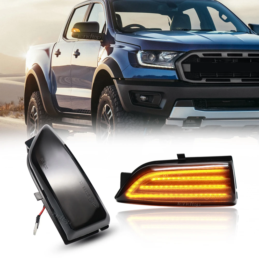 LED Dynamische Blinker Richtingaanwijzer Zijspiegel Lamp Voor Ford Ranger T6 2012-2019 Raptor Wildtrak 2015-2019 Everest U375/UA