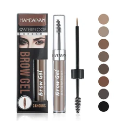 8-color Liquid Eyebrow Dye Cream Waterproof and Not Easy To Halo Eyebrow Fluid Double Head Eyebrow Brush Easy To Color