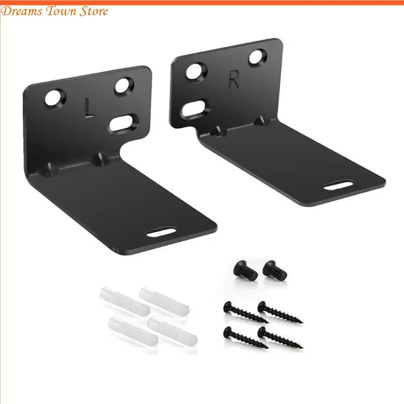 HX6A Universal Sound Bar Mounts Brackets Wall Mount Shelf Soundbar Mount