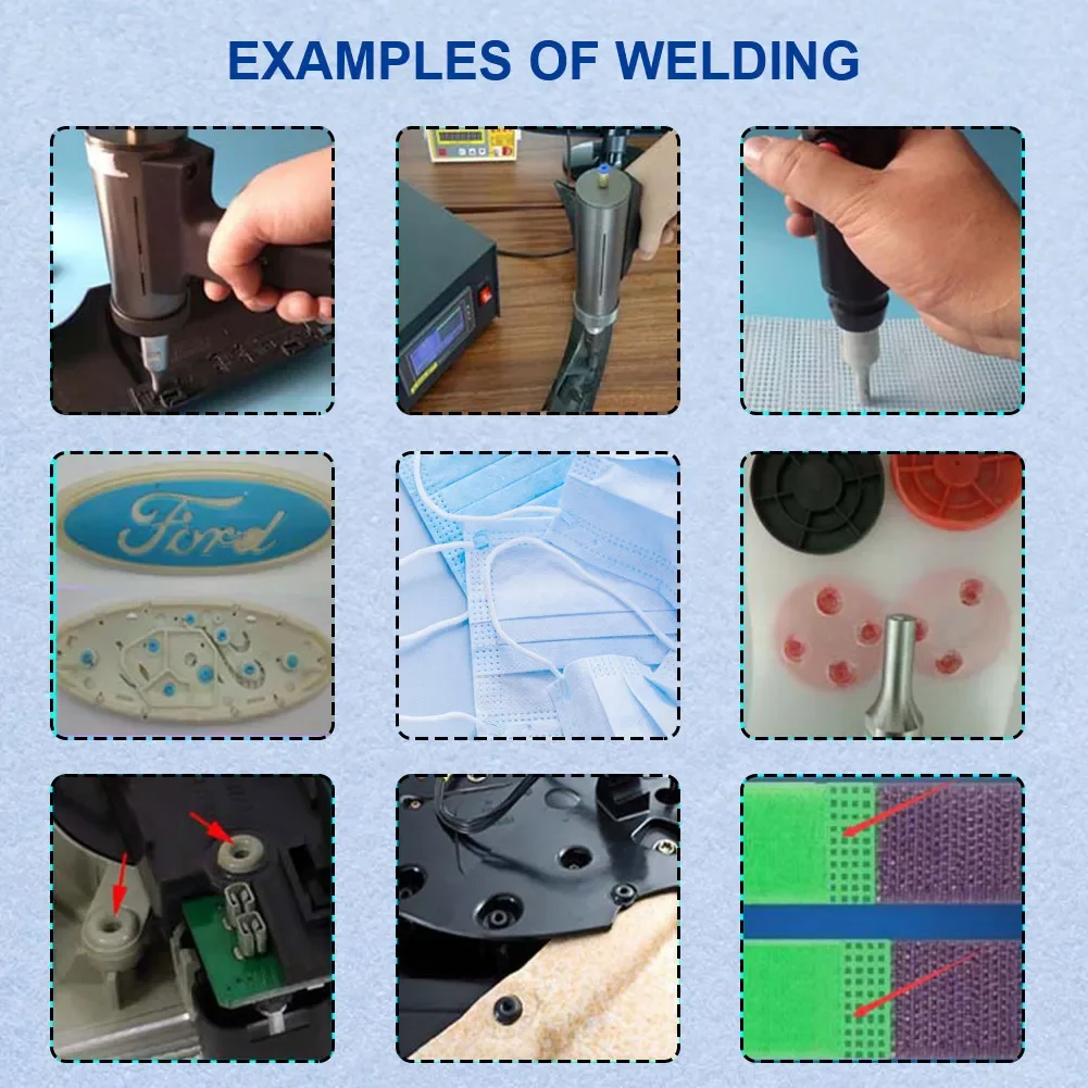 Ultrasonic Plastic Spot Welding Machine Nozzle 1pcs Accessories 28Khz 35Khz Customizable size welding head