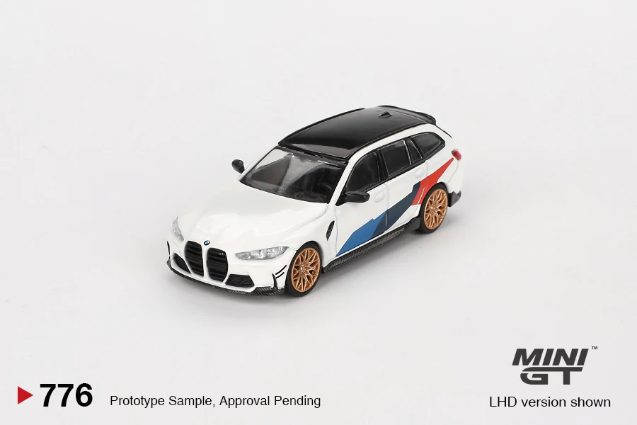 MINIGT 1/64 BMW M3 M Performance Touring Alpine White MGT00776-MJ Cars Alloy Diecast Metal Model Kids Xmas Gift Toys for Boys