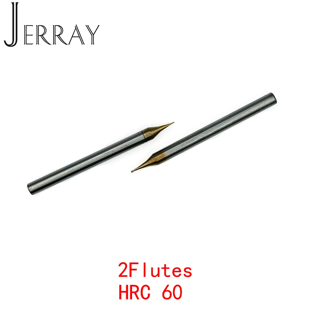 Imagem -05 - Carboneto de Tungstênio Fresa Pequeno Diâmetro Cortador Máquina-ferramenta Cnc Shanron Flautas Hrc60 0.2 Mm0.9 mm mm