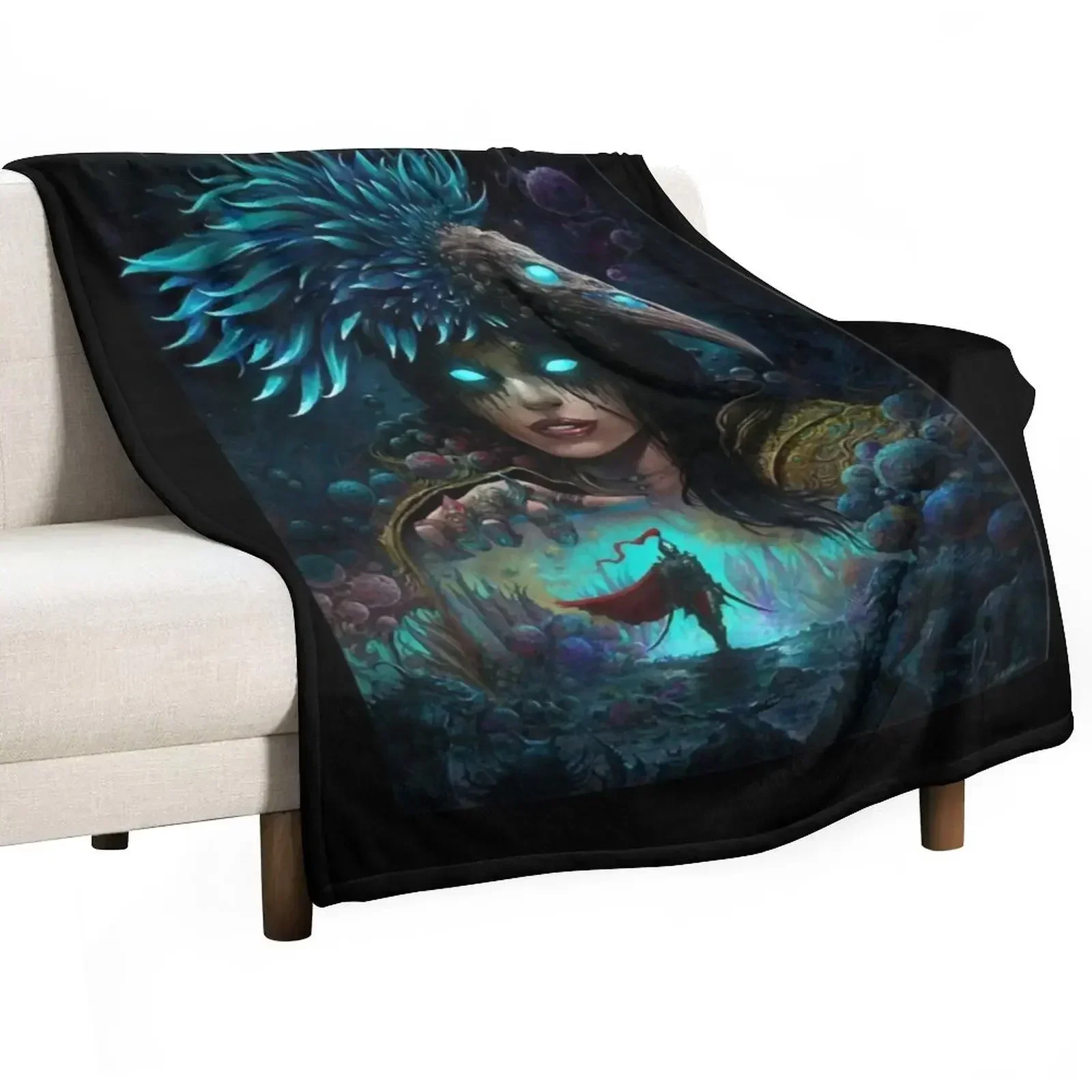 Vintage Photograp Path Of Exile Christmas Throw Blanket Blankets For Bed Tourist Blankets