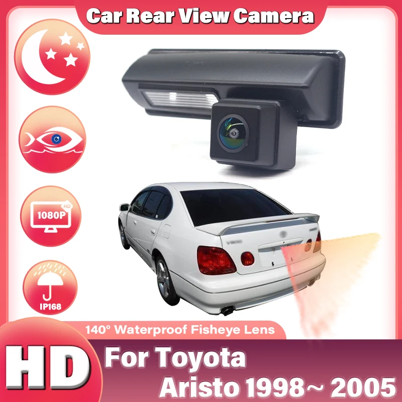 

CCD HD широкоугольная камера заднего вида «рыбий глаз» для Toyota Aristo 1998, 1999, 2000, 2001, 2002, 2003, 2004, 2005, автомобильный монитор парковки заднего вида