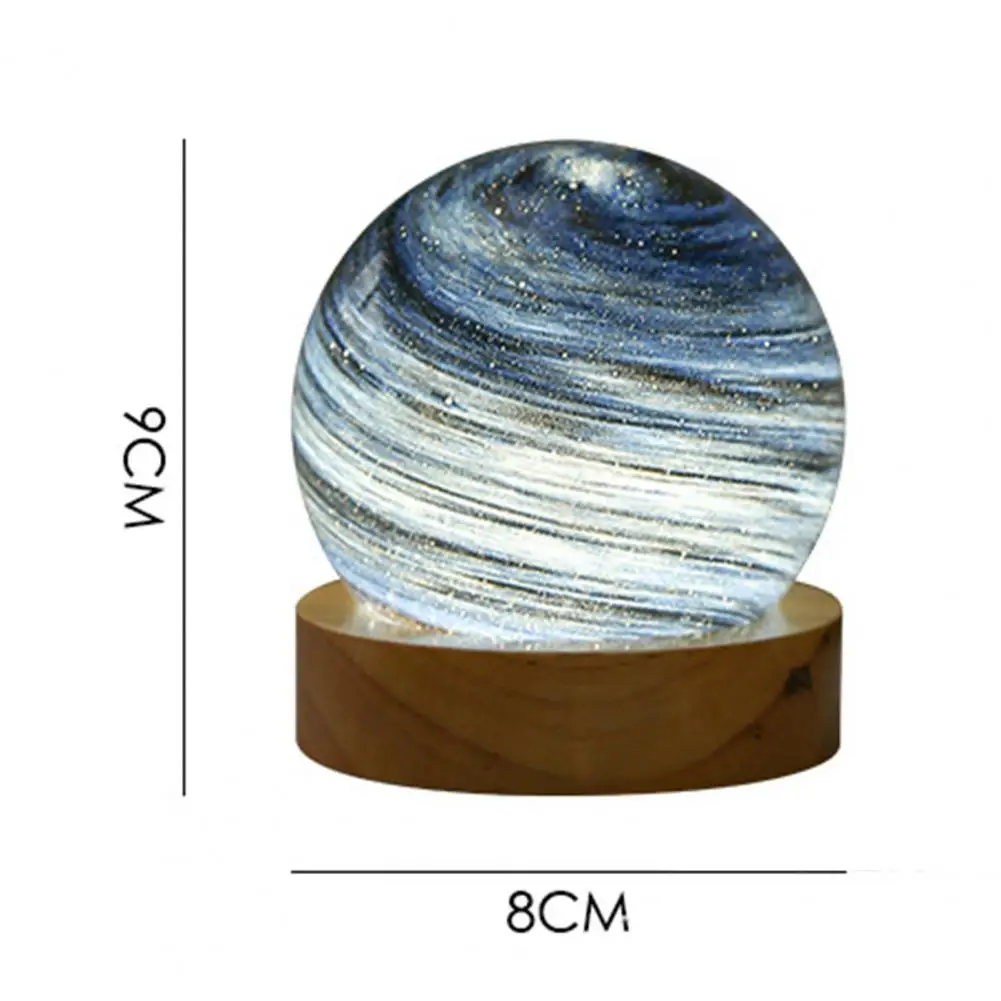 Practical Ambient Light ABS Night Light Planet Design Create Atmosphere Unique Glowing Planetary LED Night Light