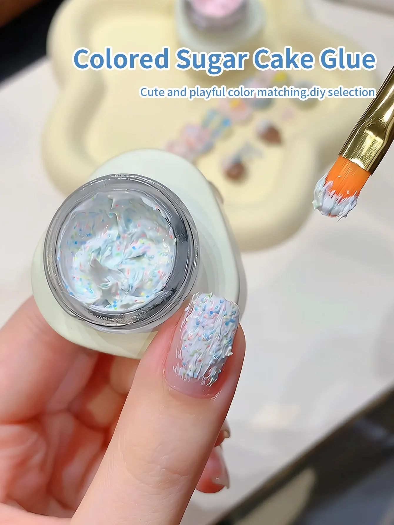 12g 젤리 케이크 매트 젤 3D 입체 쉐이핑 클린 네일 젤 젤 매니큐어 조각 그림에 적합 DIY Sal