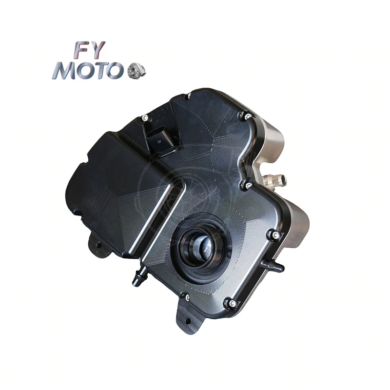 NEW CNC BILLET COOLANT TANK FOR BMW M5 F90 COOLANT TANK BLACK/SILVER