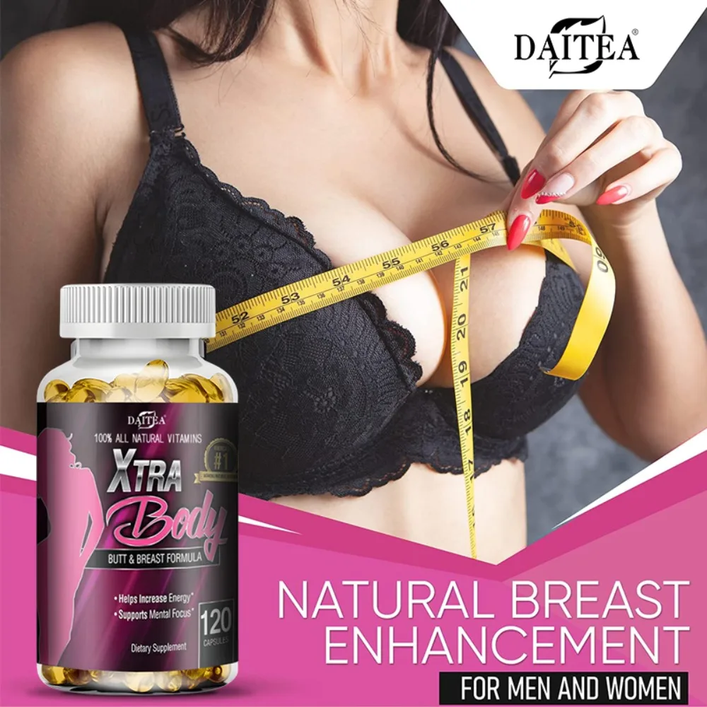 Larger Breast Butt Hip Enhancement 120 Softgel Lifts Firms Butt Curvy Figure