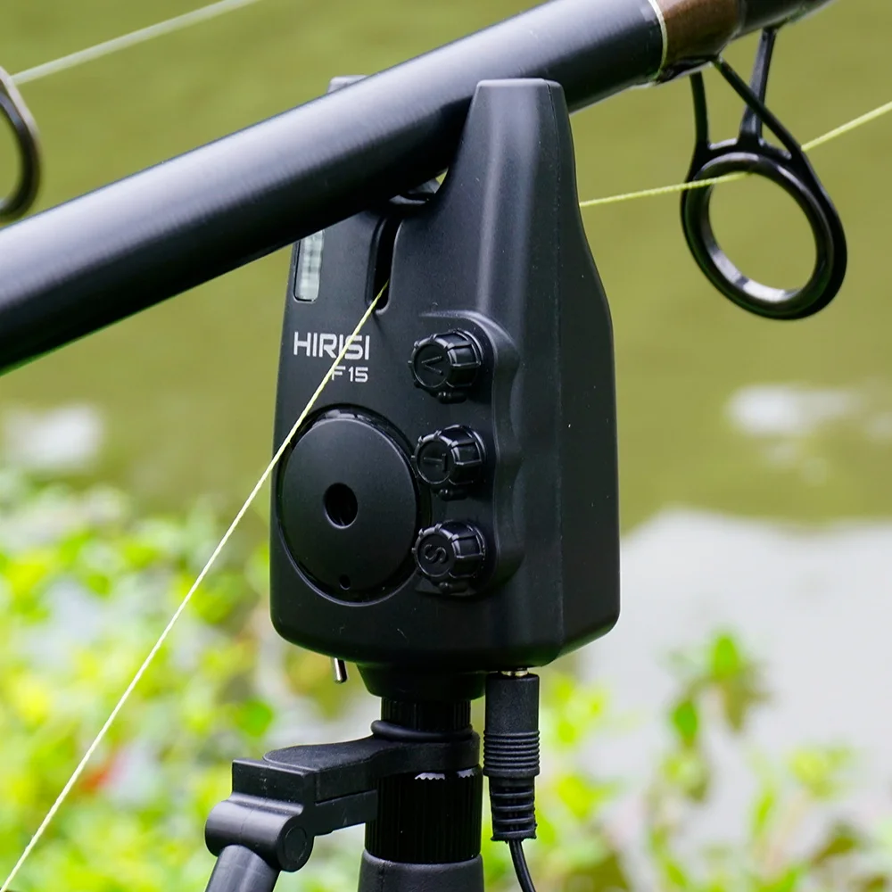 Hirisi F15-4 Fishing Bite Alarm LED Light Indicator Adjustable Volume and Sensitivity 150m Long Range - view 5