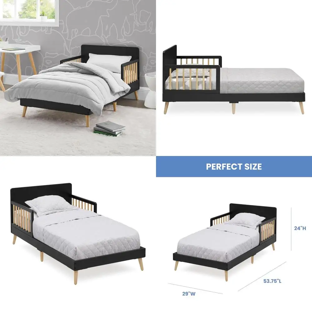 

Детская кроватка с сертификацией Greenguard Gold, цвет Night Grey/Natural Finish