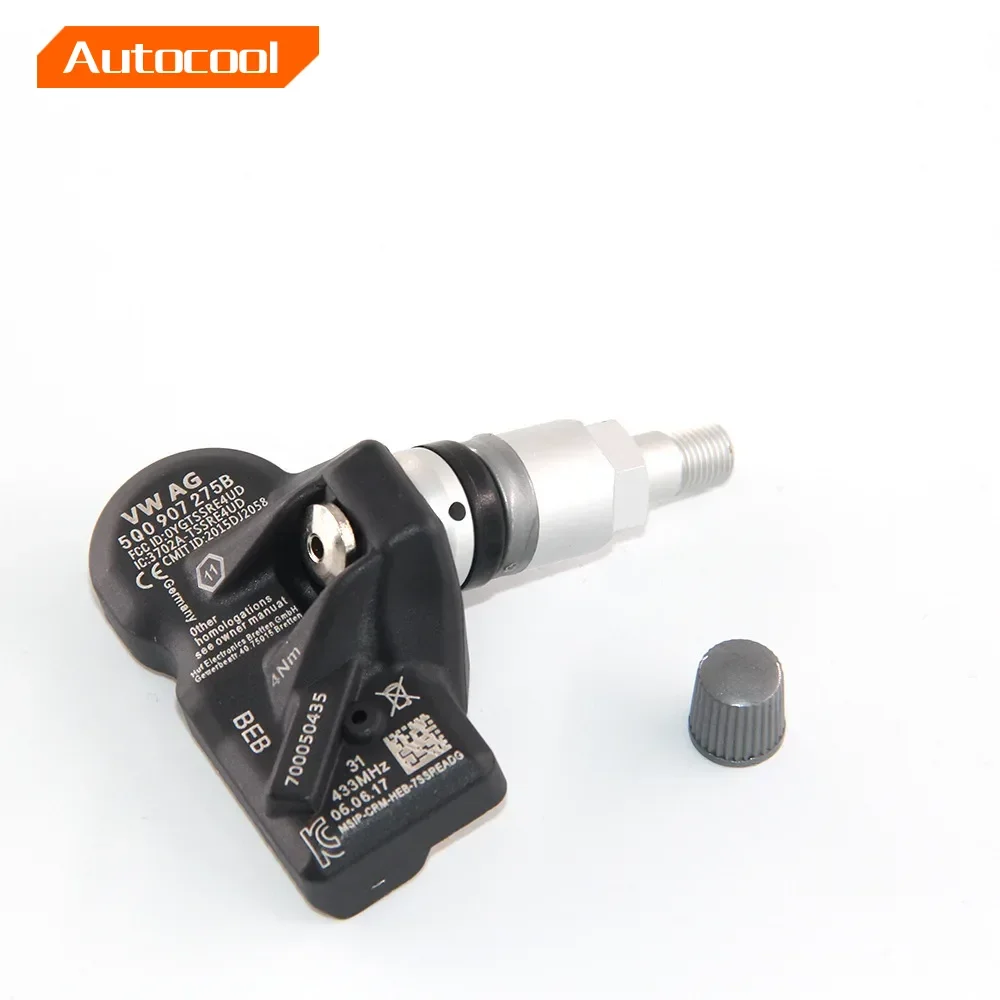 

4шт 5Q 0907275 Система контроля датчика давления в шинах B TPMS для Audi RS3 Bentley Bentayga Porche Volkswagen Beetle Golf Eos