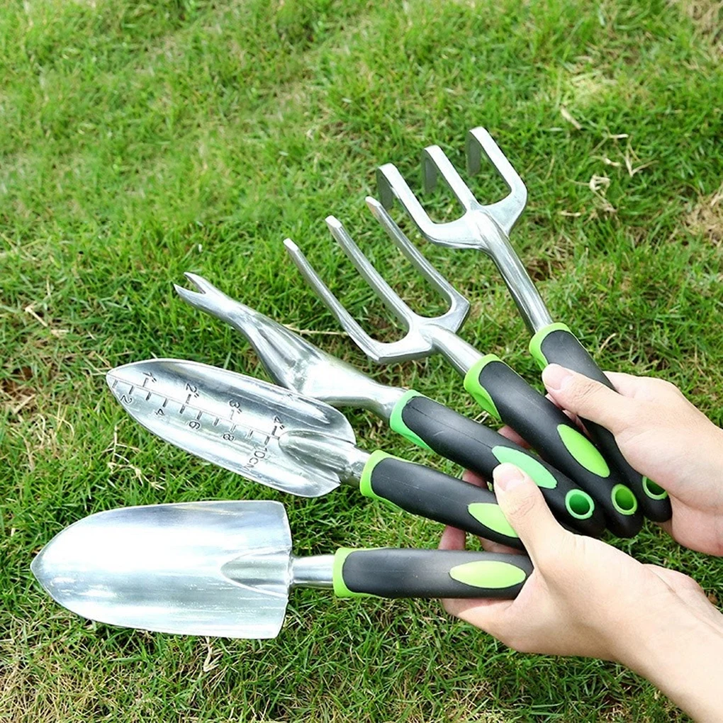 

Heavy-duty Aluminum Alloy Hand Rake For Easy Garden Care 2. Handle Is Ergonomically Designed Which Green