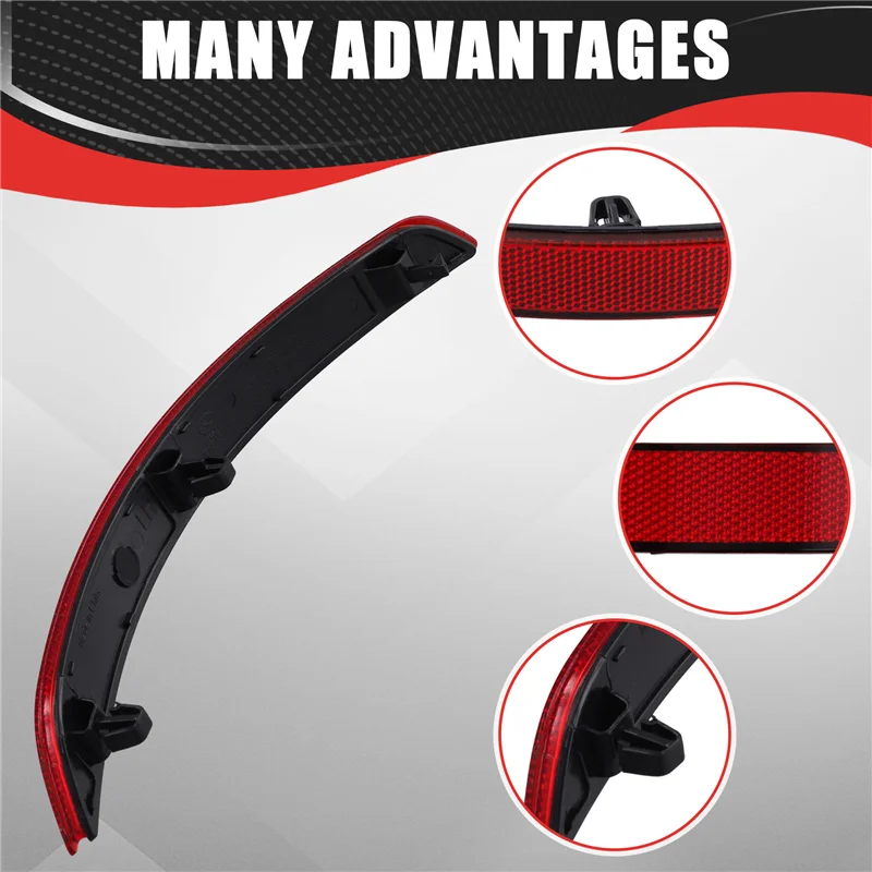 

Simple Tail Light Bar Brake Parking Warning 8V5945105A 8VD945105 Left Rear Bumper Reflector For A3 Sedan Cabriolet 13-16
