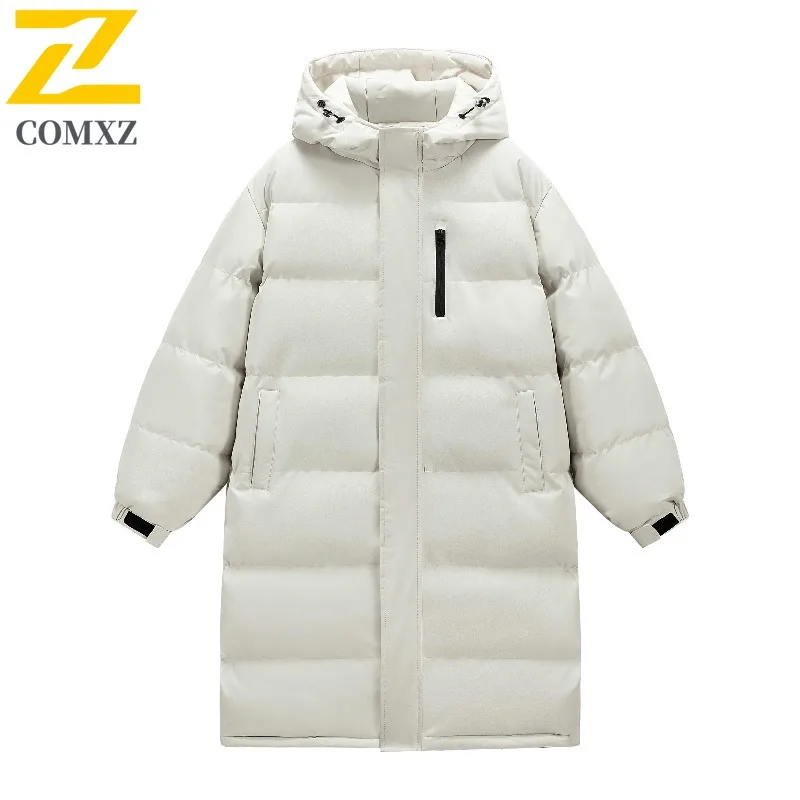 

COMXZ теплая хлопковая стеганая куртка высокого качества ветрозащитная водонепроницаемая стеганая куртка для кемпинга рабочая морозостойкая мужская зимняя куртка