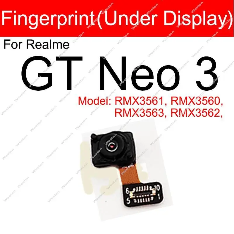 For Realme GT Neo 2 3 Pro GT Master Under Display Fingerprint Sensor Return Key FingerPrint Reader Sensor Flex Cable