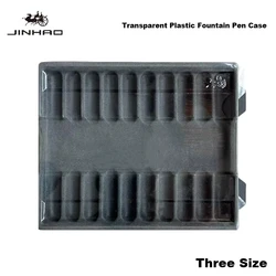5/10 Hold JINHAO Transparent Plastic Fountain Pen Case Collect and Display Storage Box School Office Supplies Korean Stationery
