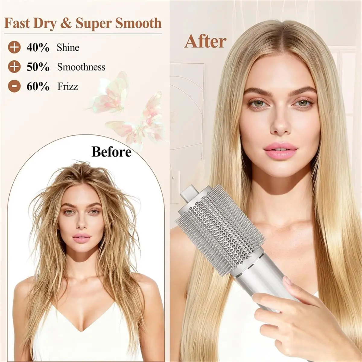 

Крупная круглая щетка N18R для придания объема, насадка для серии FlexStyle HD400, круглая щетка для FlexStyle