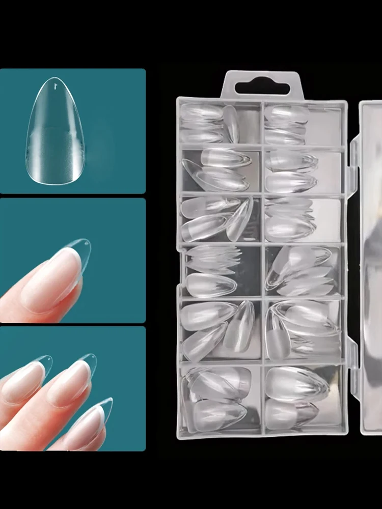 Tipsy Nailpop Soft Gel do paznokci, materiał akrylowy, krótkie i średniej długości sztuczne paznokcie, kapsułki, akcesoria i narzędzia, 120 sztuk/pudełko — zdjęcie 2
