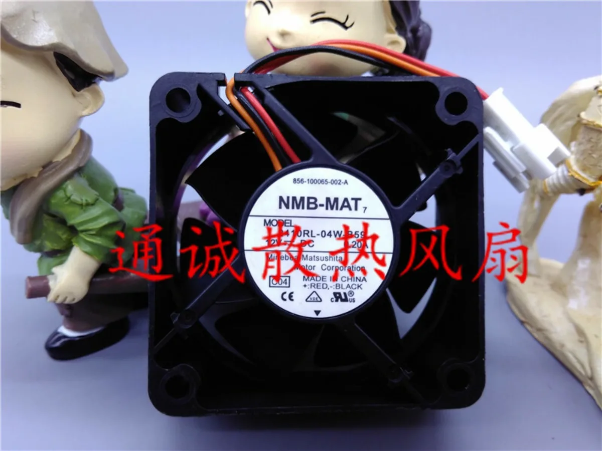 

For NMB-MAT 2410RL-04W-B59 12V 0.20A 6cm 3-wire cooling fan