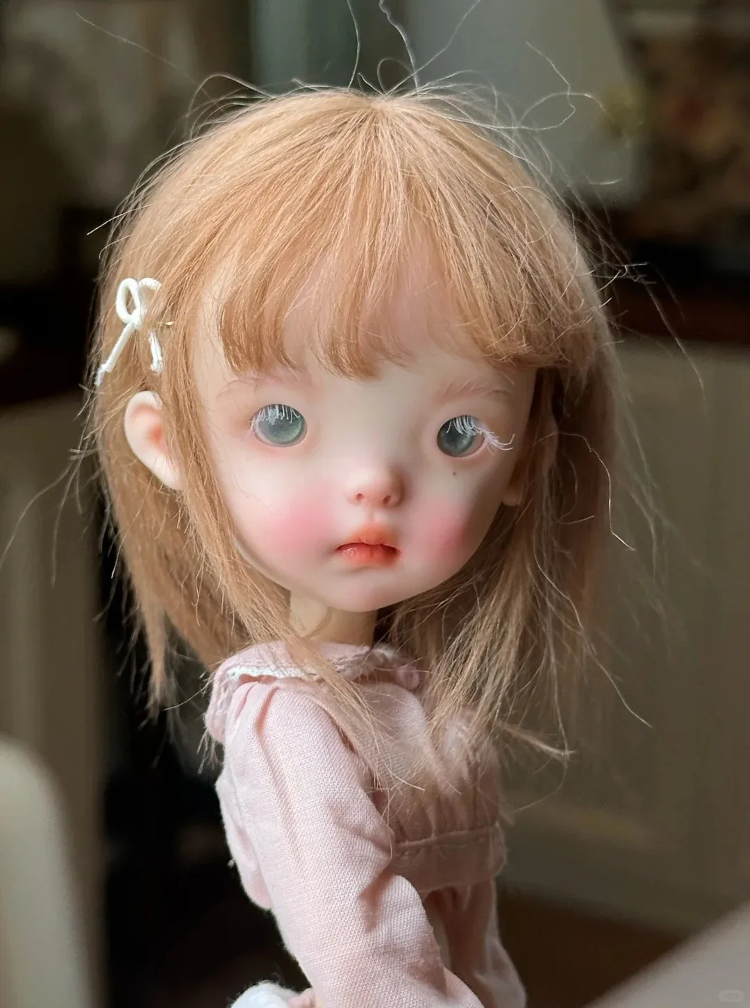 

Кукла SD BJD Big Head 1/6, doudou nimo, анимационная, высококачественная, из смолы, с макияжем, игрушка-подарок, только голова.