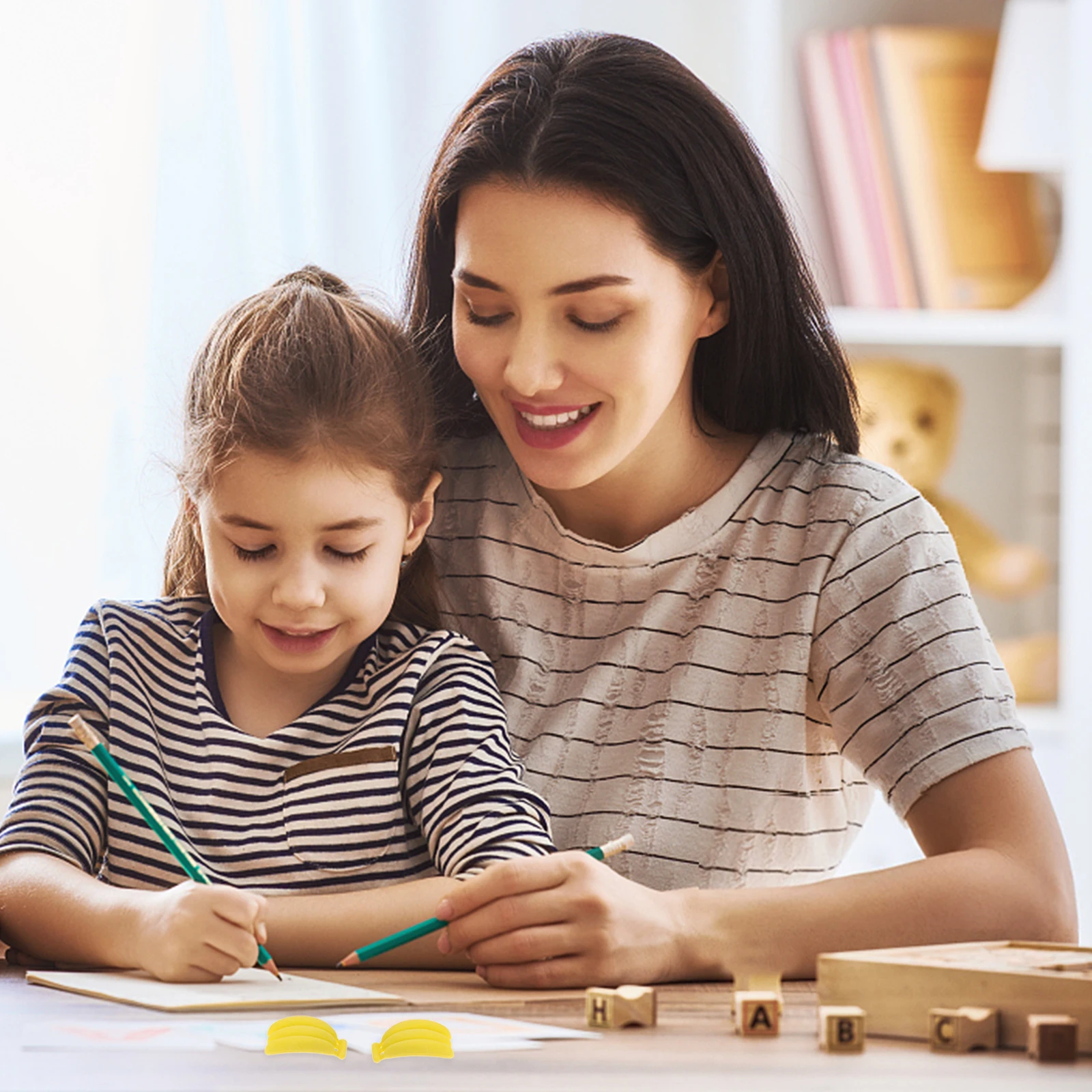 40 قطعة محايات صغيرة على شكل فاكهة ثلاثية الأبعاد محاكاة لوازم الطلاب الفصول الدراسية مكافأة آمنة المحمولة مكتب الاستخدام اليومي