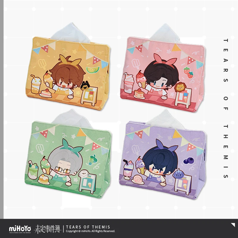 

[Official]Game Tears of Themis Fabric Paper Bag Luke Pearce Artem Wing Marius von Hagen Desktop Napkin Pumping Tissue Holder
