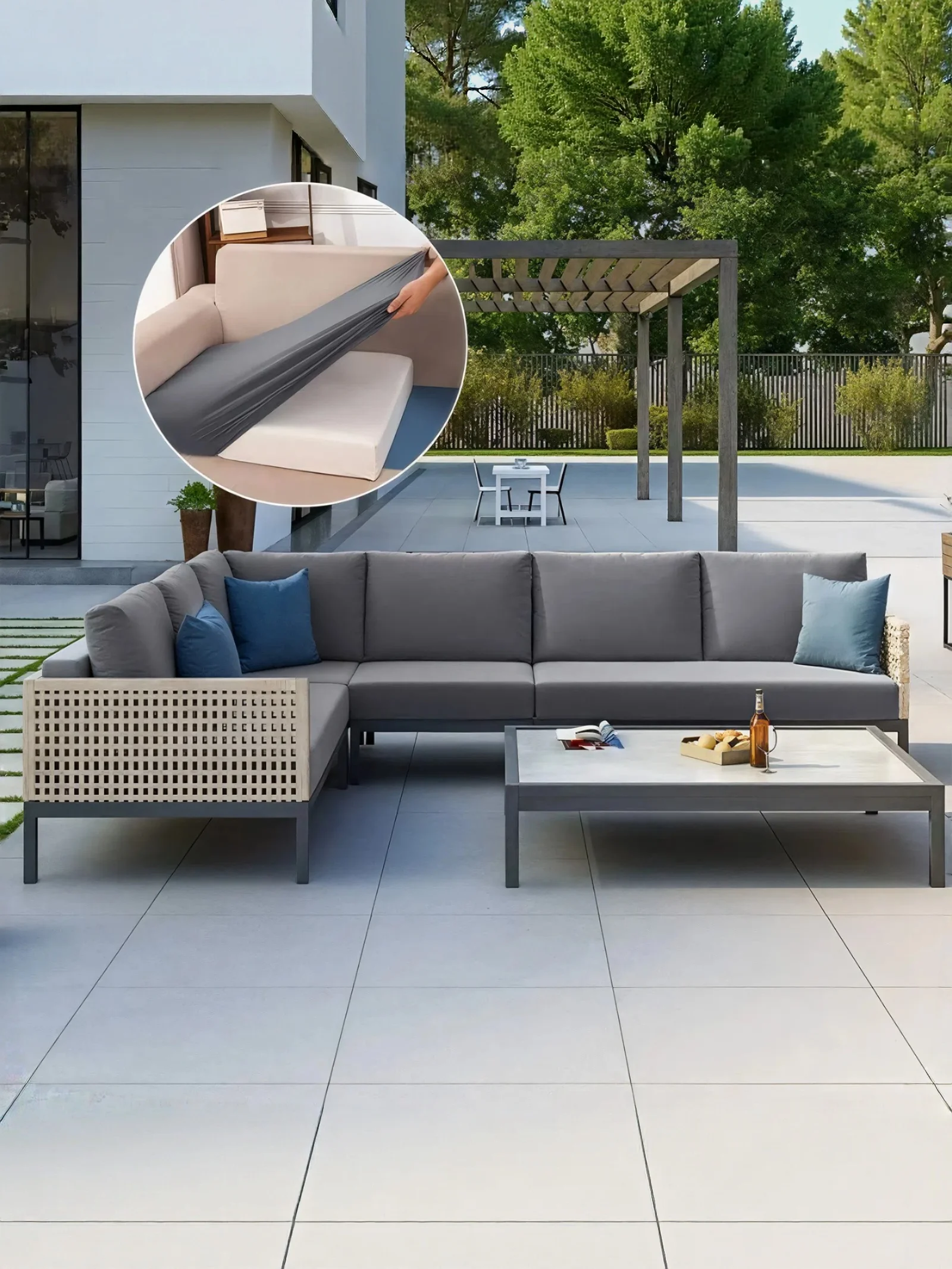 1pc Outdoor Solid-Color Milk S - đánh giá và giá Outdoor Furniture Plans