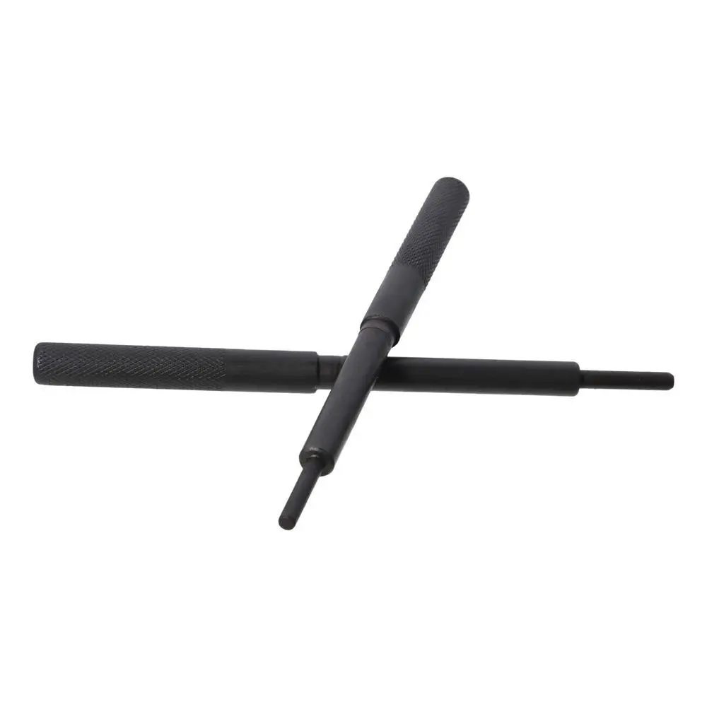 2 Pcs Dia: 5mm and 5.5mm Engine Valve Guide Tool Metal Dark Gray Grinding Stick Lapping Tool