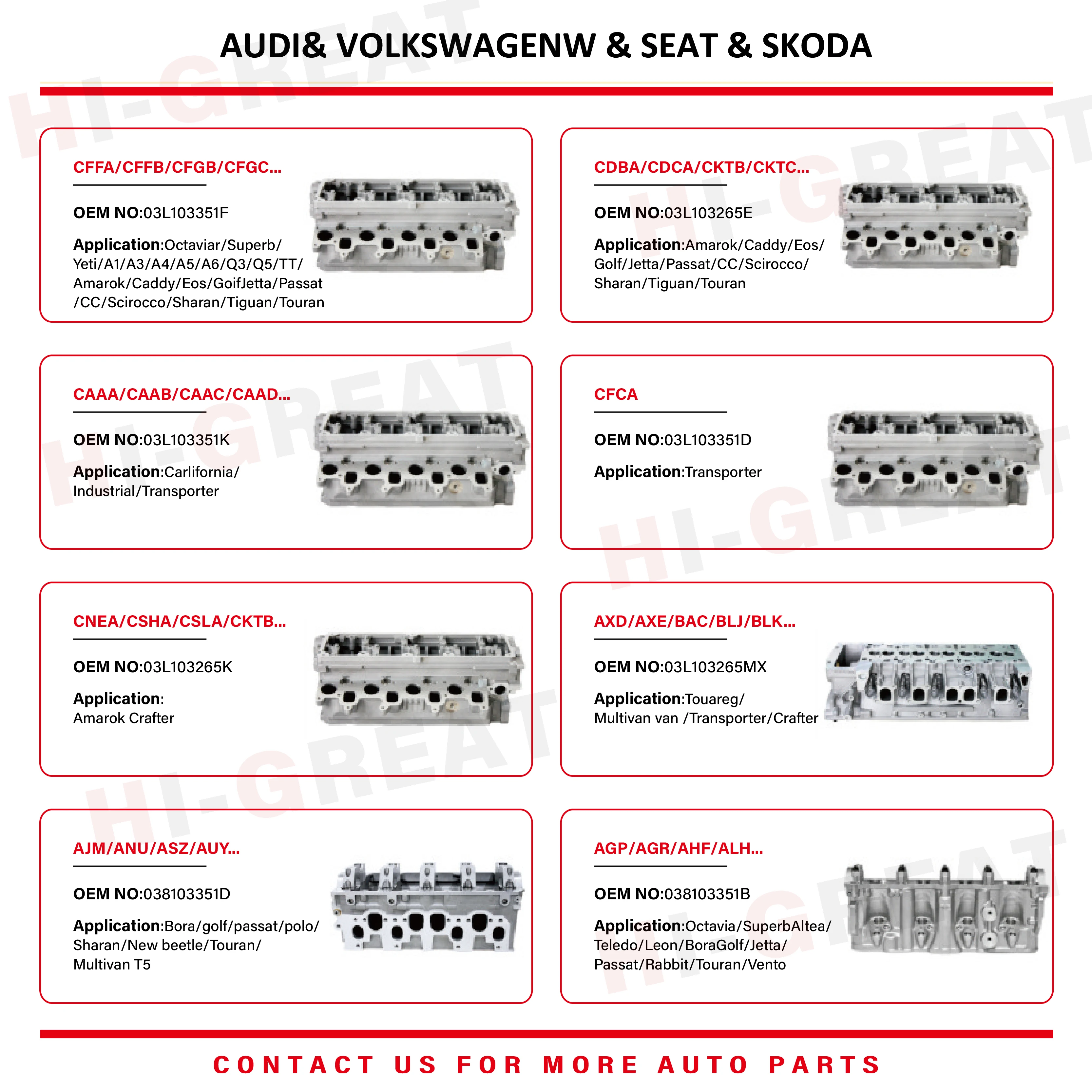 Cabeçote do Motor EA113 06A103 - Engine Cylinder Head avaliação e preço