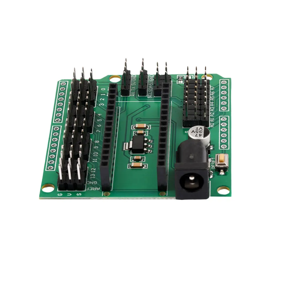 Плата совместимая с контроллером NANO I/O датчик расширения Shield Module для Arduino R3 Nano V3.0 3,0, интерфейс I2C PWM, 3,3 В