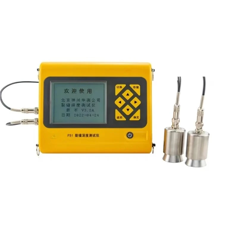 

F51 Ultrasonic Method Concrete Crack Depth Tester Test Comprehensive With LCD Display