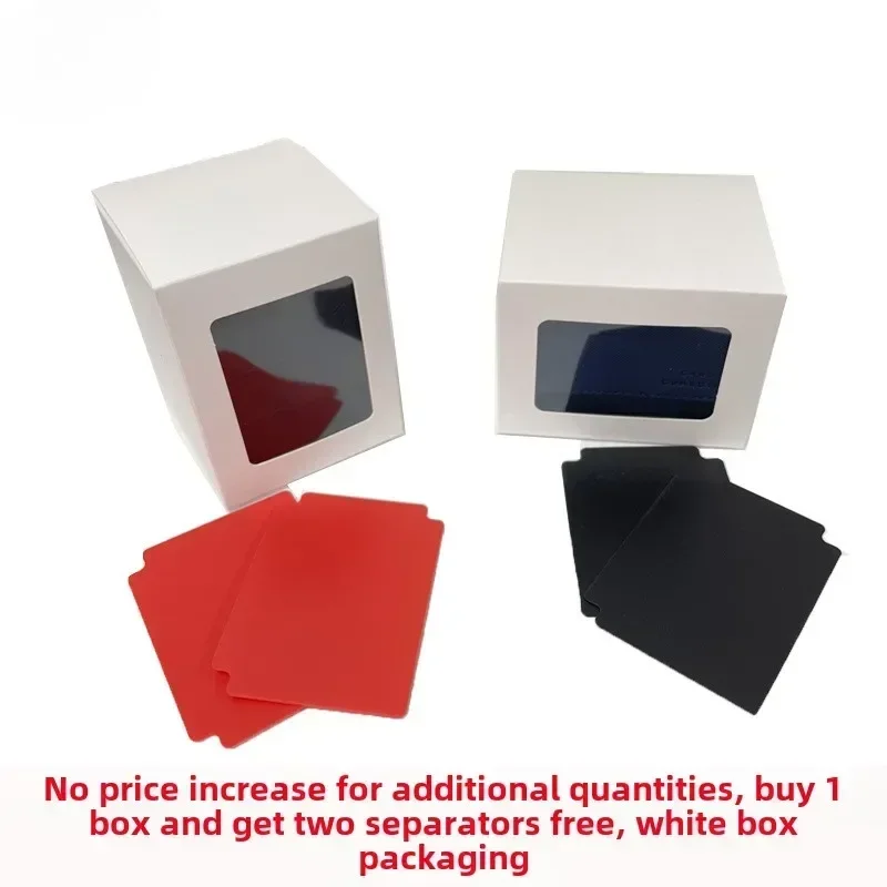 Коробка для колоды карт большого размера для 100+ карточек с рукавами и 2 разделителями Кожаный чехол для карточек премиум-класса с колодой для карточек Mtg