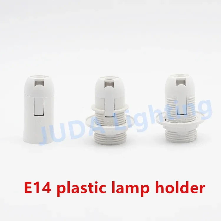 E14 E27 portalampada portalampada materiale plastico filo liscio base lampada per lampadari lampadina a led lampade a sospensione soffitto rosa baldacchino