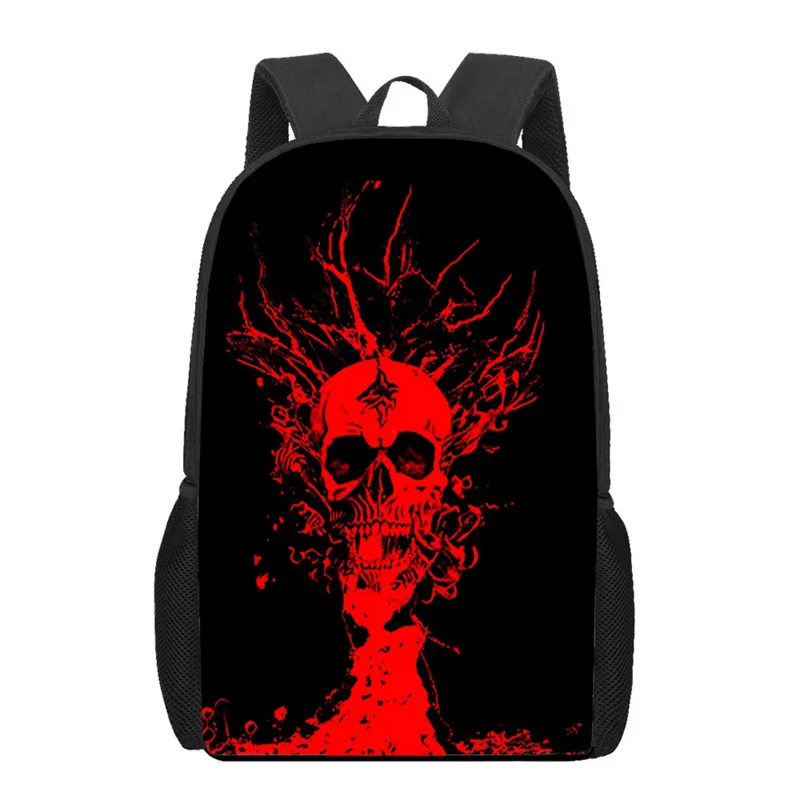 Hell Satan Devil Print Backpack Boys Girls School Bag Teenager Daily Casual Bagpack Woman Men Travel Storage Shoulder Backpacks