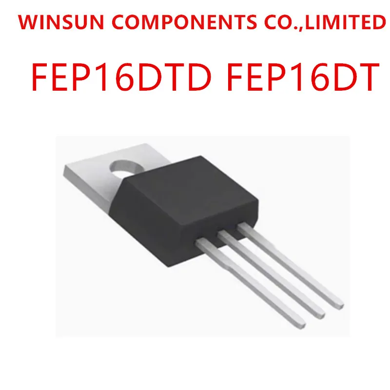 100% New Imported Original FEP16DTD FEP16DT TO-220 Fast Recovery Diode 16A 200V