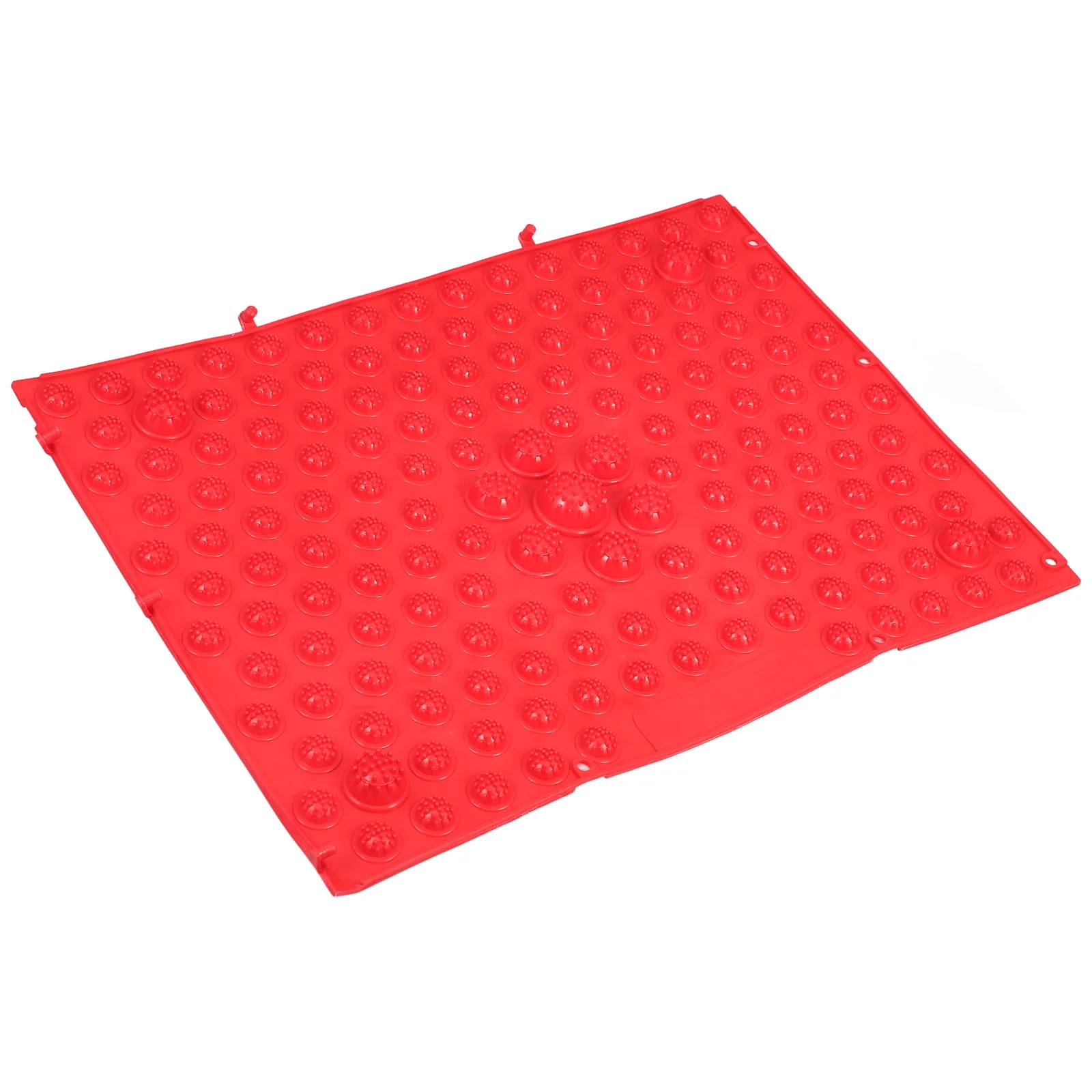 Reflexology Foot Massage Pad Blood Circulation Acupressure Mat Feet Massaging Plate (Red) foot massage mat