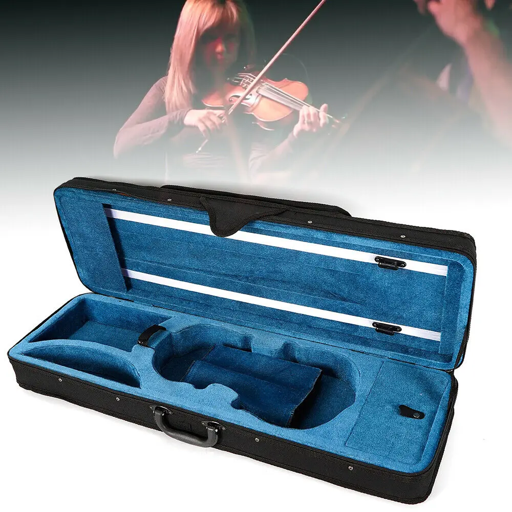 4/4 Inner Violin Case Soft Transport Case With Backpack Strap And Violin Handle Gloves