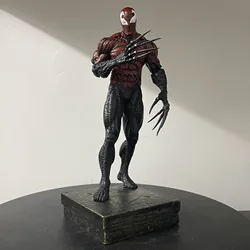 26cm Venom Symbiote Action Figure Toys With 2 replaceable head carvings Venom Statue Model Doll Collectible Ornaments Xmas Gift
