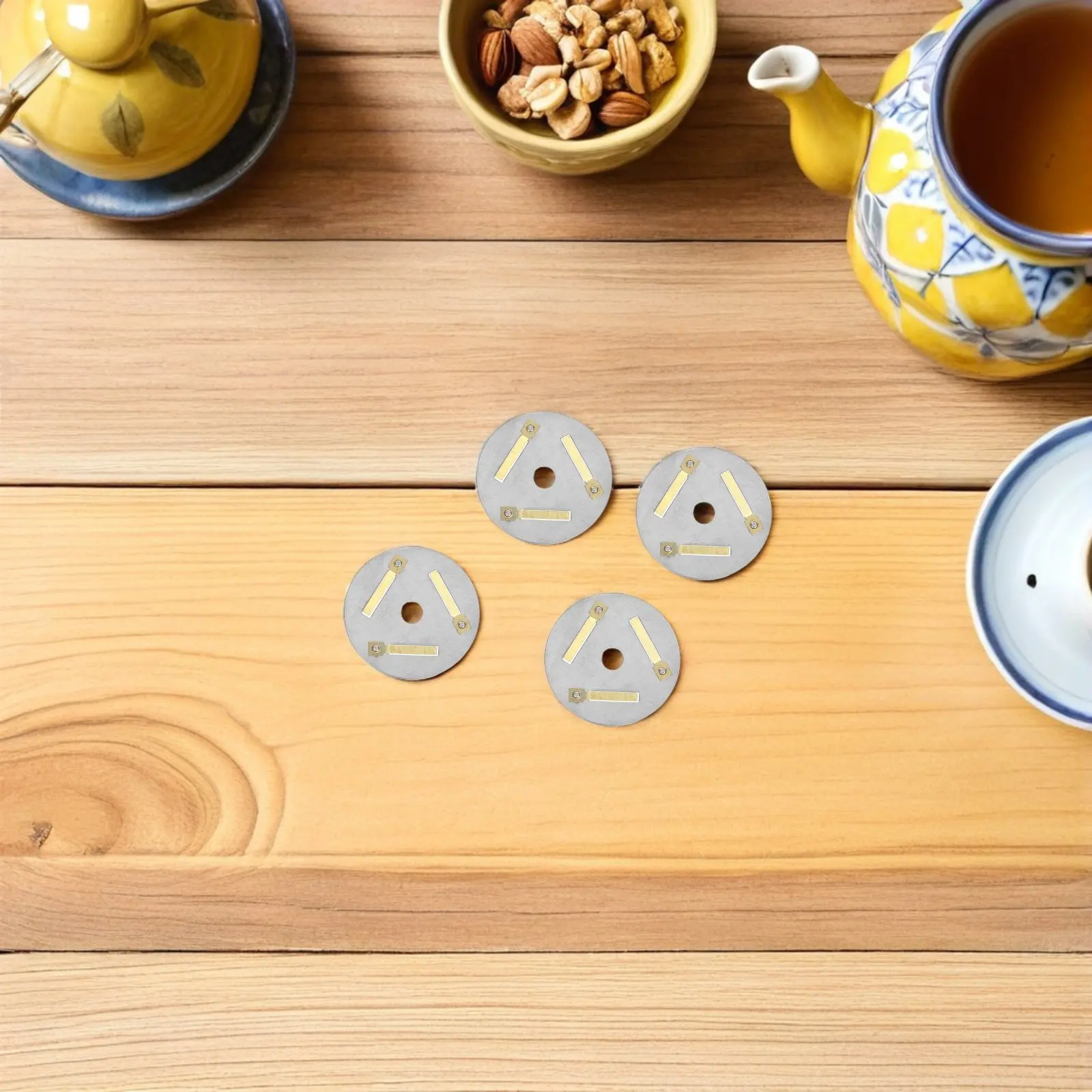 5Pcs Kettle Whistle Lid Sound Chips Stainless Steel Replacement Metal Teapot Part Boiling Alert Essential Accessory