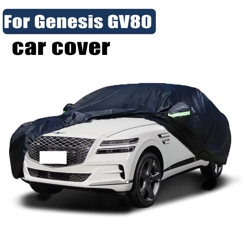 All-Season Car Cover for Genesis GV80 - Outdoor Full Protection, Waterproof Dustproof Heat-Resistant Car Accessories