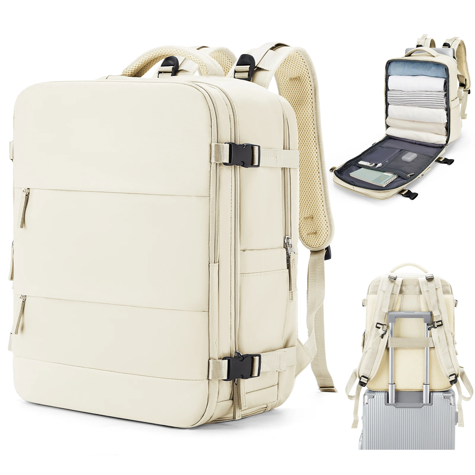 Business Laptop Backpack, Airplane Cabin Hand Luggage 45x36x20 EasyJet Mountaineering Backpack, Short Distance Travel Backpack